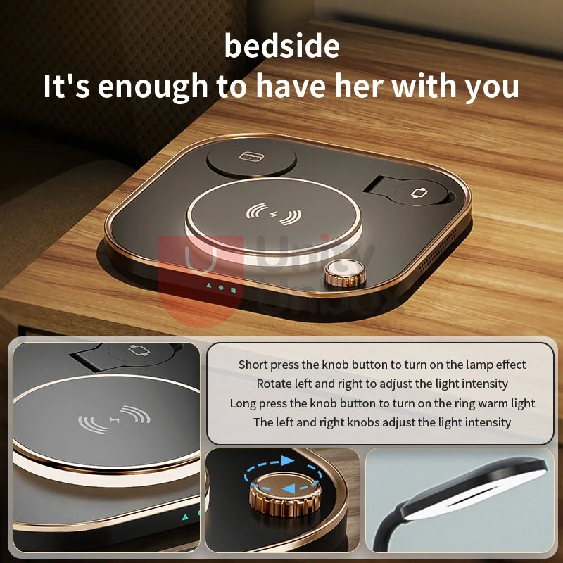 AuraCharge™ | Bed Light Wireless Charger