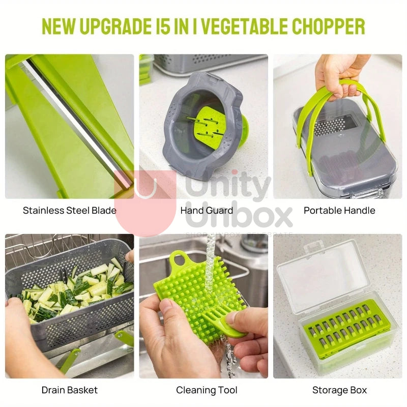 SoukSlice™ | 15 in 1 Vegetable Cutter