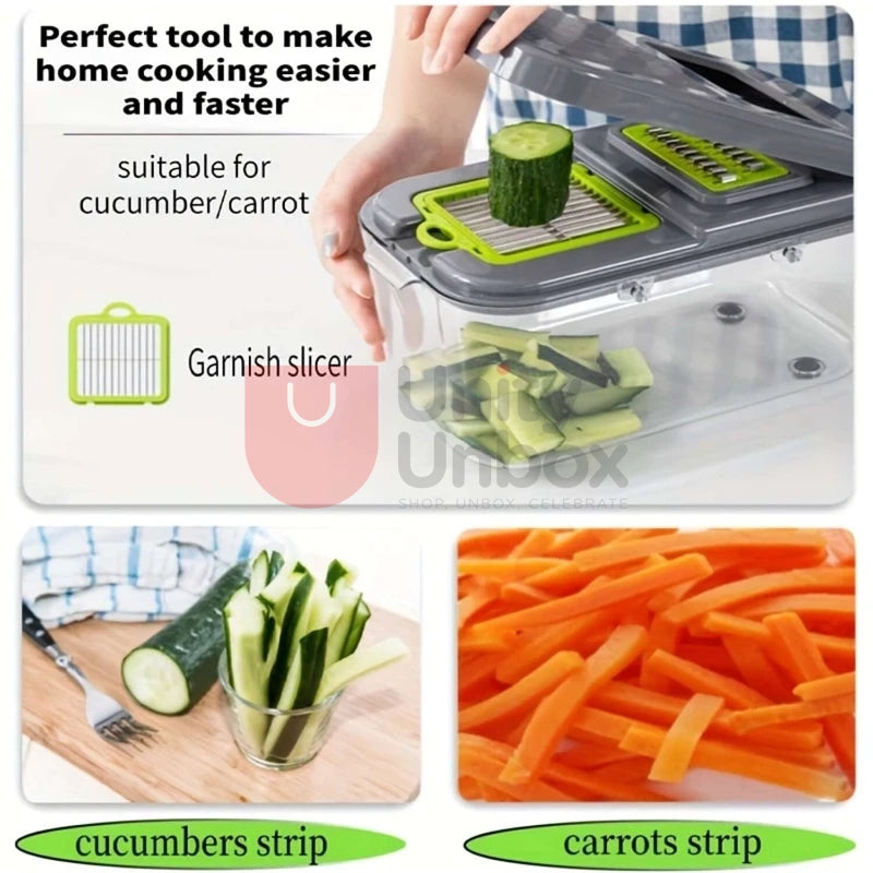 SoukSlice™ | 15 in 1 Vegetable Cutter